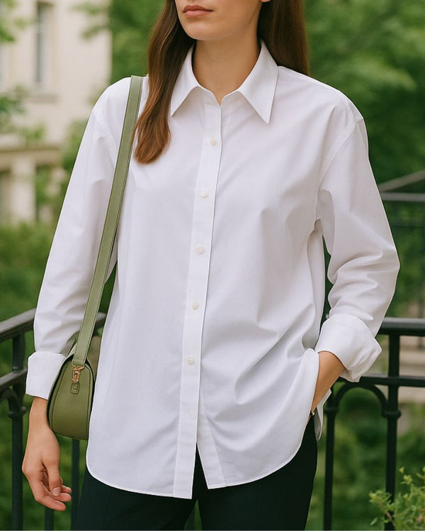 Crystal White Workwear Shirt