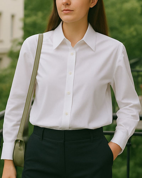 Crystal White Workwear Shirt