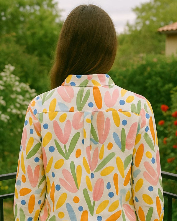 Canvas Charm Rayon Shirt
