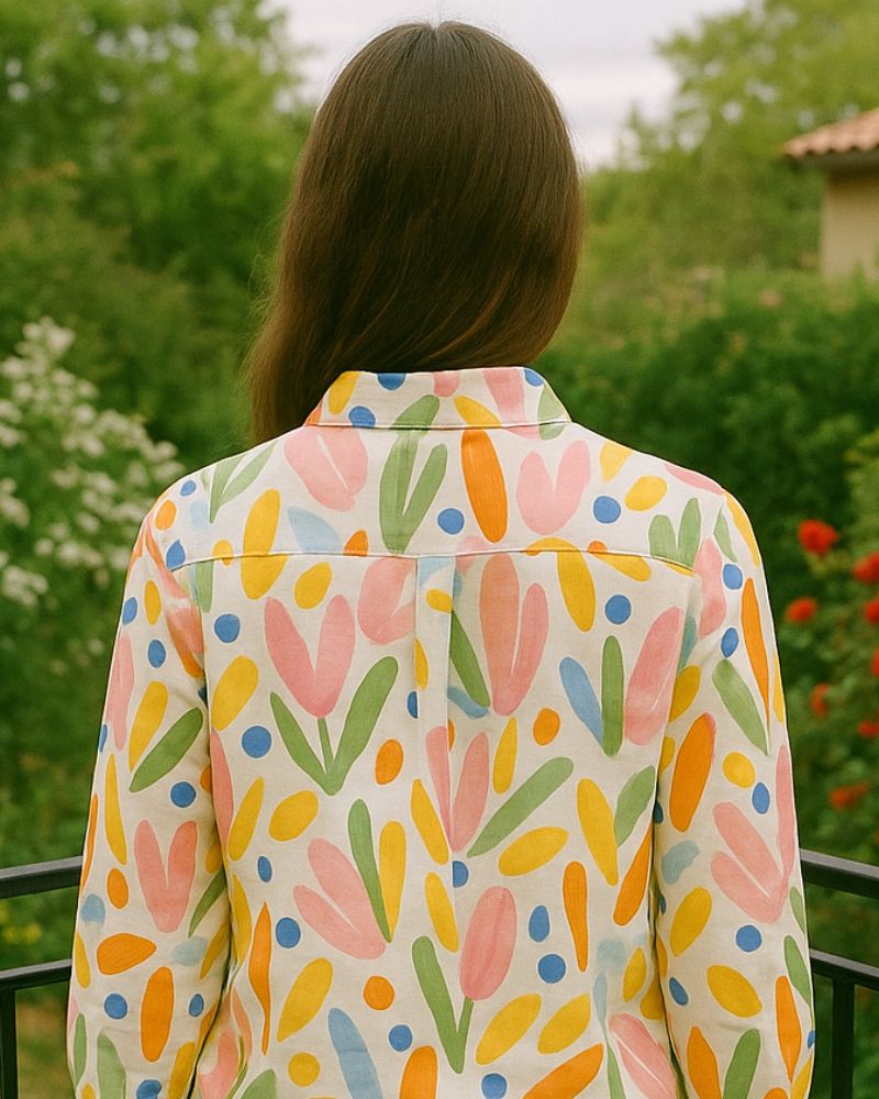 Canvas Charm Rayon Shirt