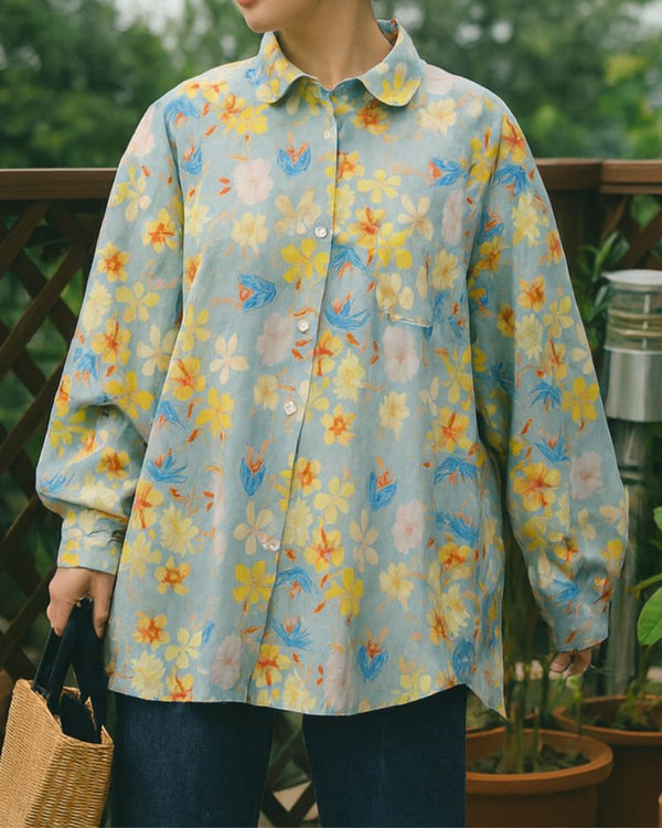 Elysian Meadow Floral Shirt