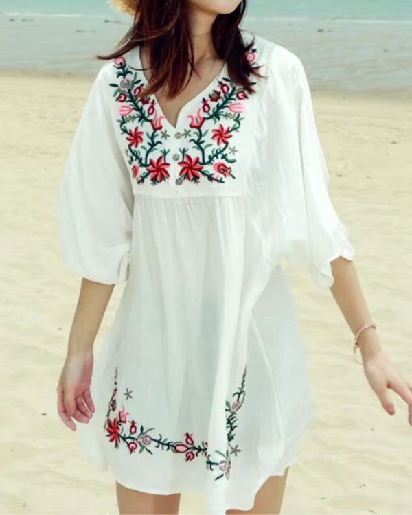 Floral Symphony Tunic