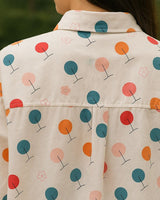 Pastel Orchard Rayon Shirt